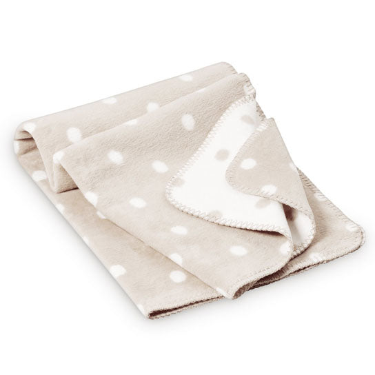 kids and me kuscheldecke Baumwolle beige mit Punkten